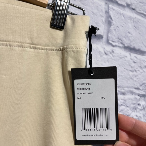 New Brunette the Label Bike Shorts M/L - Picture 2 of 3